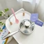Quánh Đúc OKBY Inox 304 Nguyên Khối 14cm Kèm Phới Nấu Đồ Ăn Dặm Cháo Súp Cho Bé