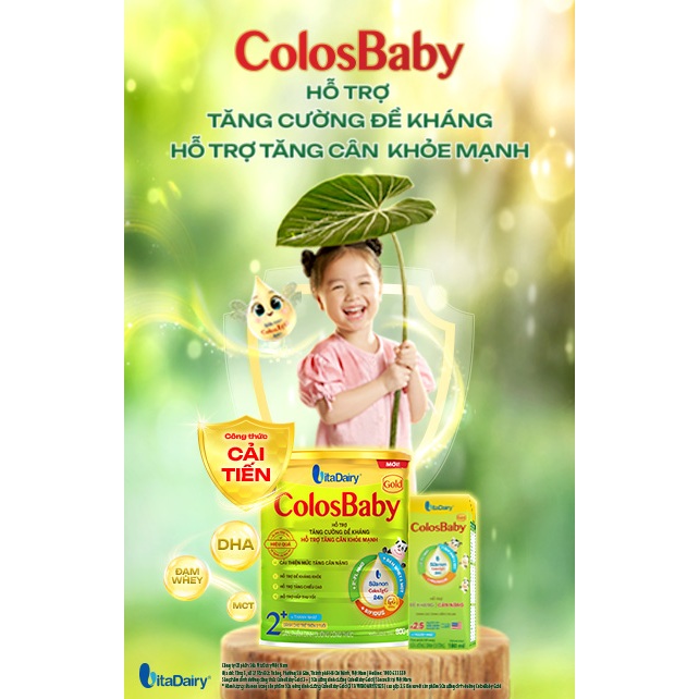 Mẫu Mới Nhất [VỊ THANH NHẠT] ColosBaby Gold0+,1+,2+ đủ số lon 800gr (DATE MỚI NHẤT-A)
