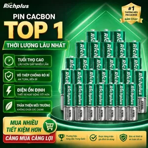 NANFU Richplus Pin AA/AAA 1.5V – Pin Carbon Vo Thep, Khong Thuy Ngan, Chong Ro Ri, HSD 5 Nam
