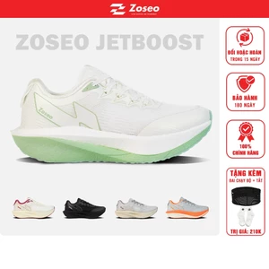 Giày thể thao chạy bộ nam nữ Zoseo Jetboost - Giày Running chạy bộ đế Polyamide trợ lực, siêu nhẹ,thoáng mát size lớn 45
