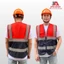 ÁO GILE BẢO HỘ PHẢN QUANG ĐỎ PHỐI XANH ĐEN - ÁO GILE TÚI HỘP KAKI CHO KỸ SƯ GIÁM SÁT CÔNG TRÌNH, KỸ THUẬT