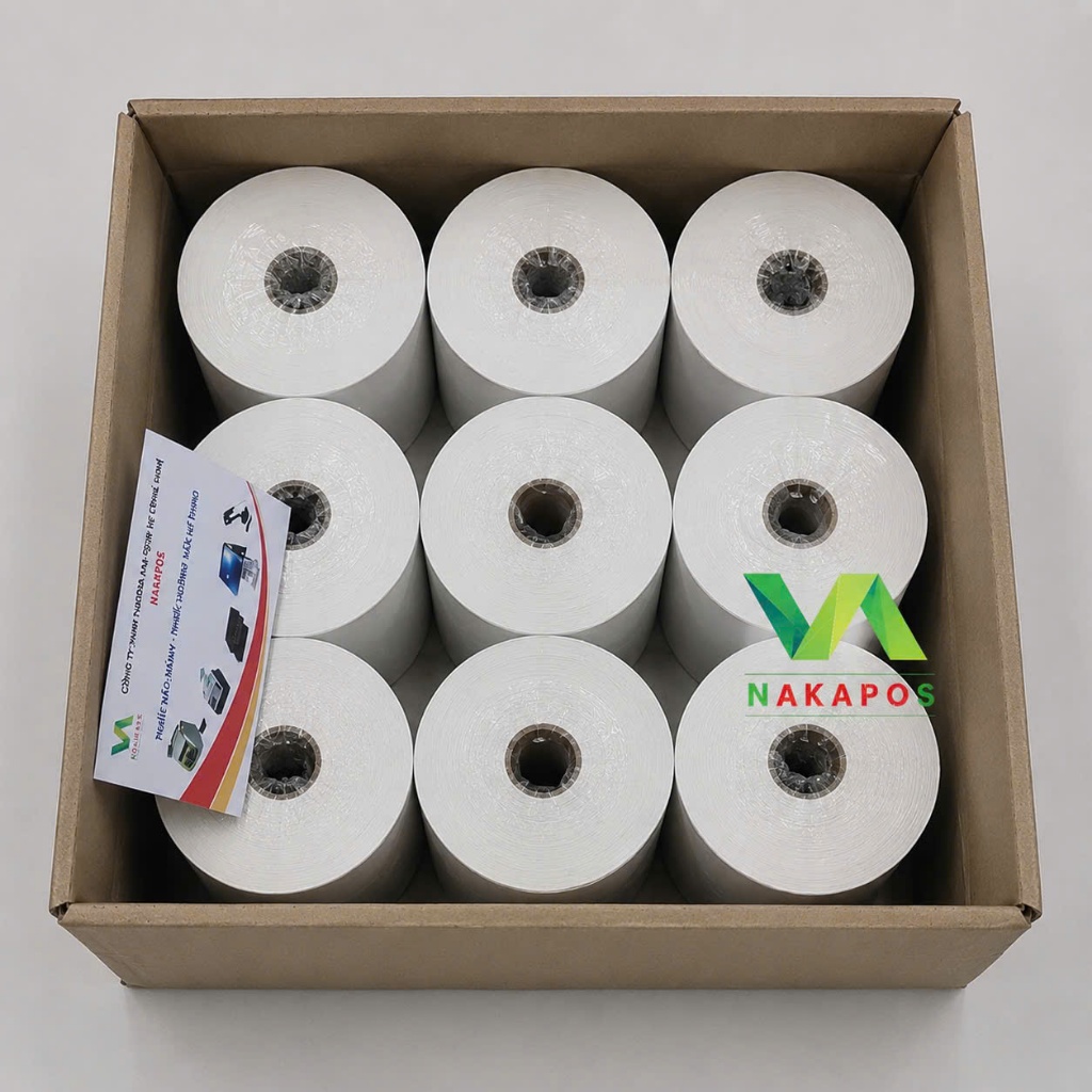 CUỘN BỰ 5000 TEM Decal in tem nhãn 50*30 mã vạch 50x30 x 2 tem/hàng Tem mã vạch nhãn dán tem phụ in thông tin bao bì