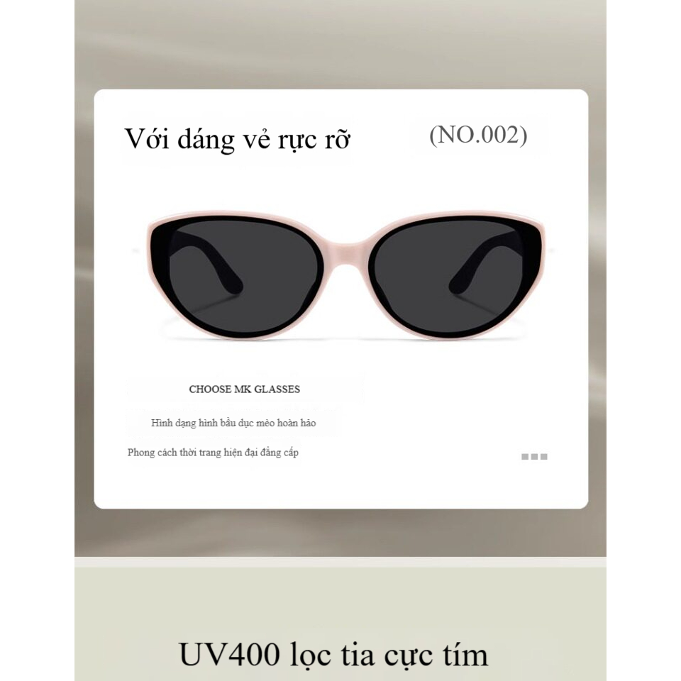 Kính râm mắt mèo INNI 11326 kính mát thời trang chống chói, chống tia UV cao cấp đi biển, du lịch