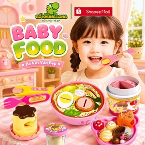 Đồ Chơi Hình Bánh Pudding Bát Mì Caramen Kem Ốc Quế Gà Rán Hambuger Cookies Cho Bé BỐ KHỦNG LONG