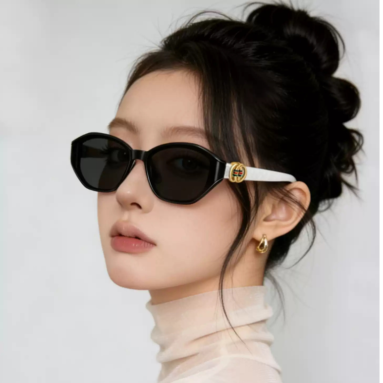 Kính Râm INNI Kính Chống Tia UV, Gọng Vân Gỗ Sang Chảnh Kính Mát Thời Trang Đi Chơi, Đi Biển 11508