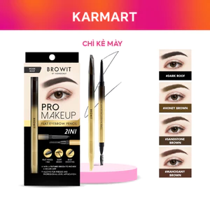 Chì Kẻ Mày Siêu Nhỏ 1mm Browit Pro Makeup Flat Eyebrow Pencil 0.08G (HSD 11/2026)