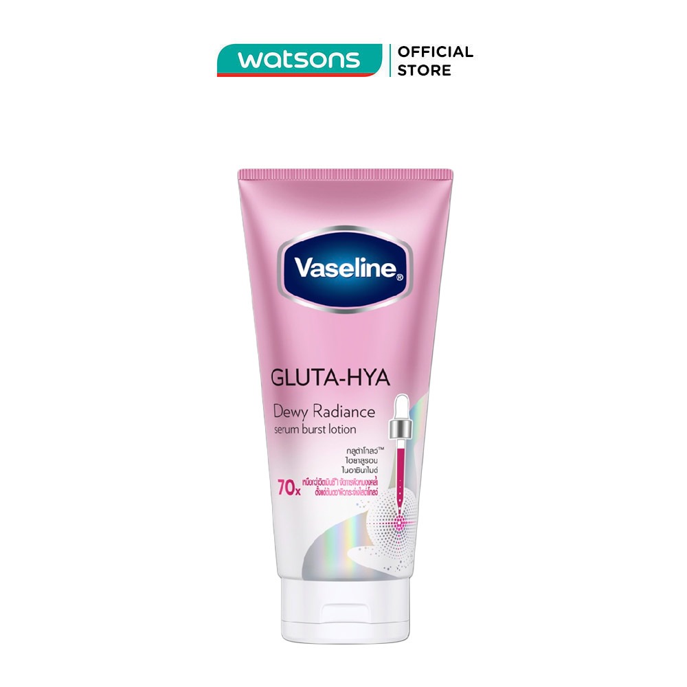Serum Dưỡng Thể Vaseline Healthy Bright Gluta Hya Burst Lotion Dewy Radiance 300ml