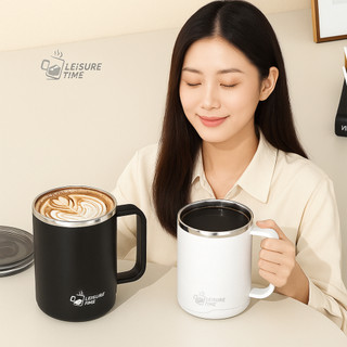 [TẶNG ỐNG HÚT INOX] Ly Inox 400ml Cao Cấp, Cốc Uống Cà Phê, Trà, Nước Ép Sang Trọng, Bền Đẹp, Dễ Vệ Sinh