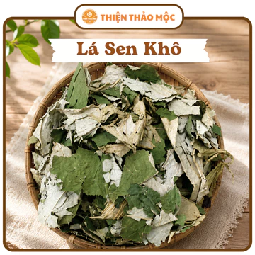 500g Lá Sen Khô Thiện Thảo Mộc(Khô, Thơm) -Giảm Mỡ Máu, Gan Nhiễm Mỡ, Hỗ Trợ Mất Ngủ, Giảm Cân