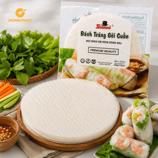 Bánh Tráng Gỏi Cuốn Shammi 200g Tròn 22cm–Loại 1-Vỏ Mỏng,Dẻo Dai,Không Rách Khi Cuốn