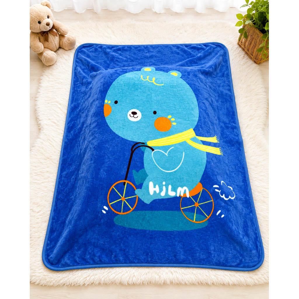 Chăn Tuyết Em Bé Hoạt Hình Dễ Thương – Chăn Nhung Mềm Mịn Cho Bé