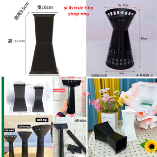 [Rẻ Vô Địch] combo 10 Cốt Nhựa Vuông Đen Mini Dùng Được Nhiều Lần Giữ Form Bó Hoa Đẹp