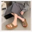 Dép Nữ Xỏ Ngón Da Lộn , Dép Lê Nữ Quai Ngang Đế Mềm Êm Chân Phối Mọi Outfit N24.
