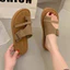 Dép Nữ Xỏ Ngón Da Lộn , Dép Lê Nữ Quai Ngang Đế Mềm Êm Chân Phối Mọi Outfit N24.