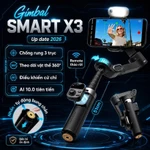 Gậy chống rung Smart X3 Pro - Gimbal chống rung xoay 360 độ có Ai dễ dàng bản nâng cấp mới nhất 10.0 — ảnh 1