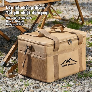 Túi giữ nhiệt dày, giữ lạnh bia 24h cho mùa bóng đá - cách nhiệt đồ uống, vải chống nước, giữ nhiệt sữa mẹ, đồ picnic du