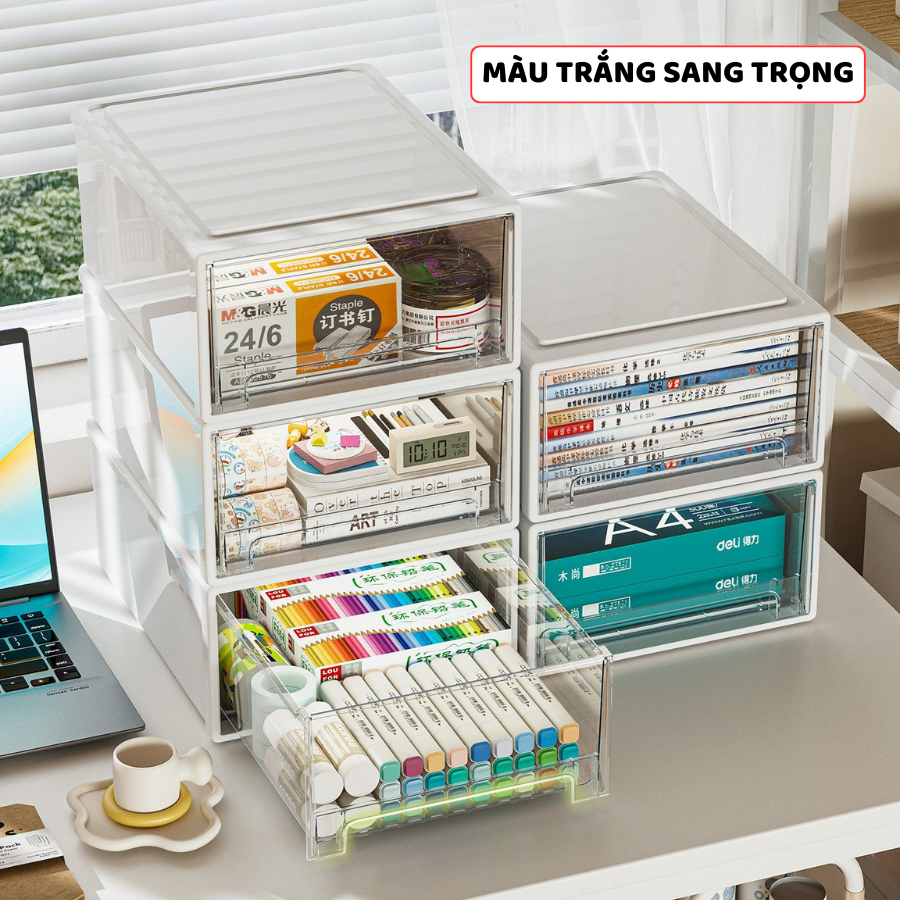 Hộp Đựng Phụ Kiện Enoda Home Đựng Đồ Dùng Siêu Tiện Lơi, Hộp Ngăn Kéo Xếp Chống Chắc Chắn Q006