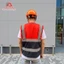 ÁO GILE BẢO HỘ PHẢN QUANG ĐỎ PHỐI XANH ĐEN - ÁO GILE TÚI HỘP KAKI CHO KỸ SƯ GIÁM SÁT CÔNG TRÌNH, KỸ THUẬT