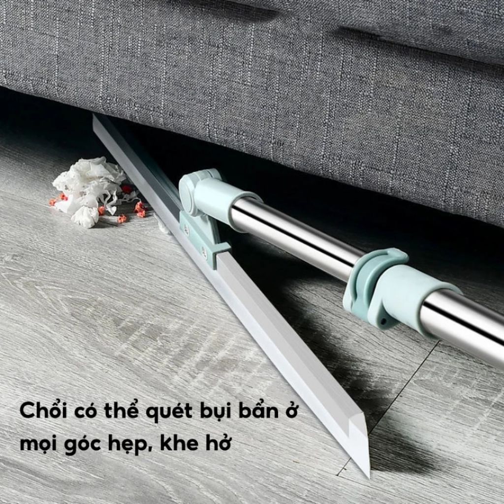 Chổi Gạt Nước ALOHOME Khớp Xoay 180° – Chổi Gạt Sàn Nhà Tắm, Lau Kính, Gạt Nước Đa Năng Cán Dài