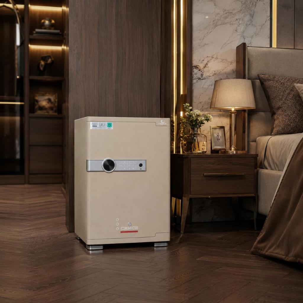 Két Sắt Xiaomi CRMCR 45JB 55JB 65JB, Vân Tay Thông Minh, Chống Cháy Chống Trộm, Kết Nối App Xiaomi Home