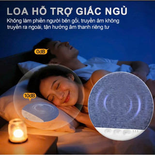 Loa Ngủ Đặt Dưới Gối X3pro,Loa Bluetooth Mini Âm Thanh Hifi Tích Hợp Sẵn Tiếng Ồn Trắng Hỗ Trợ Giấc Ngủ,3 Chế Độ Hẹn Giờ