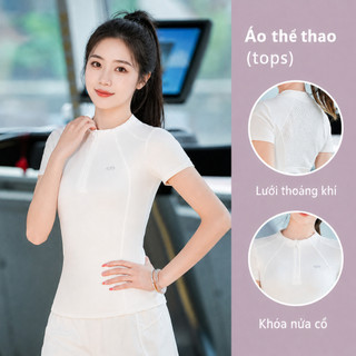 Set Đồ Tập  Gym Yoga Nữ - Áo Cộc Tay Thoáng Khí Kèm - Quần Short Giả Váy Sola 35