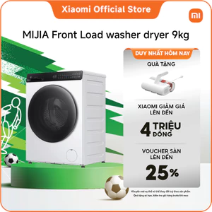 Máy giặt sấy cửa trước Xiaomi Mijia Front Load washer dryer 9kg | 99.99% Loại bỏ vì khuẩn |Giặt nhanh siêu
