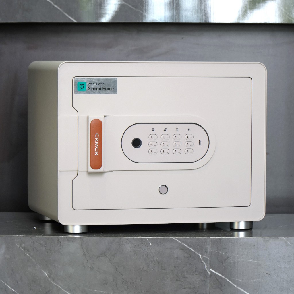 Két Sắt Xiaomi CRMCR 30MS 45MS 60MS Khóa Vân Tay Điện Tử Định Danh Người Mở Thông Minh - Kết Nối App Xiaomi Home