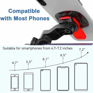 SEAMETAL Kẹp Điện Thoại Xe Máy Push Lock Khóa Nhanh Chống Rơi Chống Rung Xoay 360° Giá Đỡ Ghi Đông