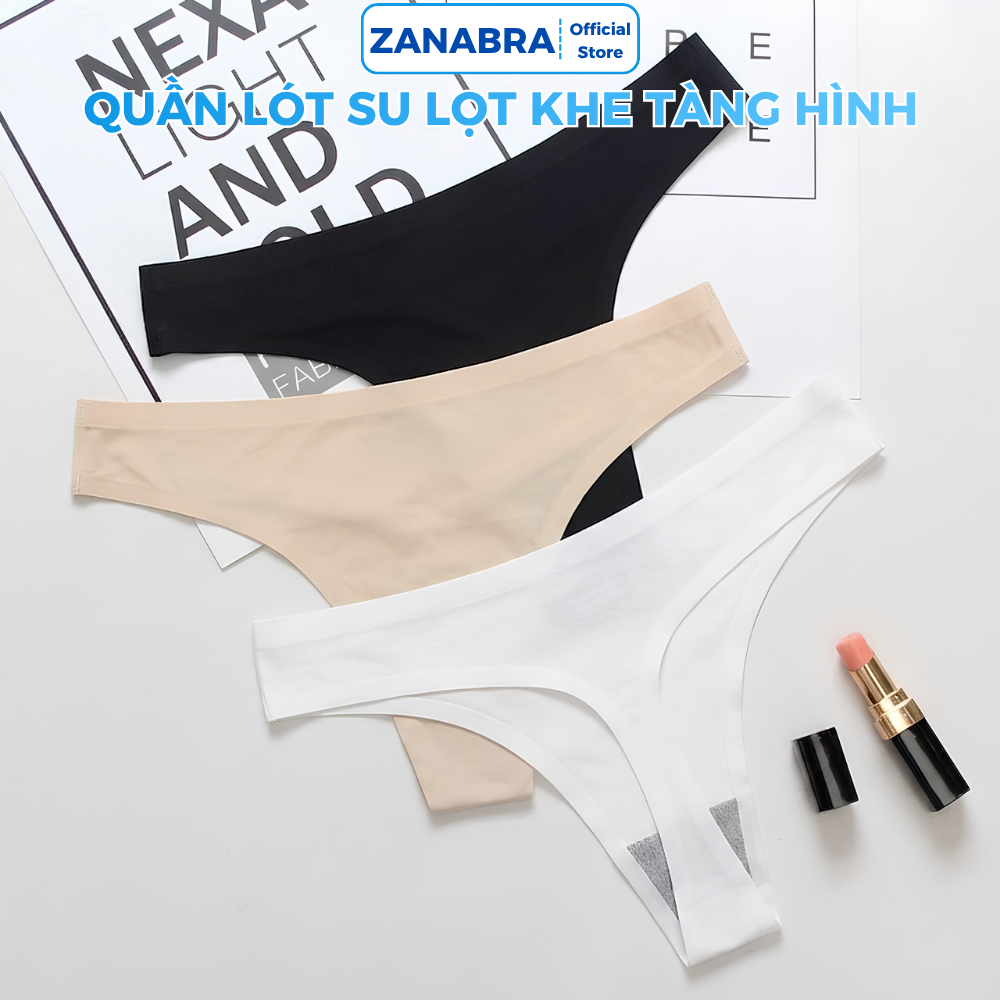 Quần Lót Nữ Su Trơn Lọt Khe Tàng Hình, Quần Lọt Khe Nữ Su Đáy Dán Kháng Khuẩn Không Cộm ZANABRA L716