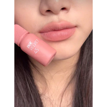 Son PERIPERA ink velvet tint - màu #45 pink beige nude, Mịn, Lì, Bền Màu Tự Nhiên Dung Chu Chumia