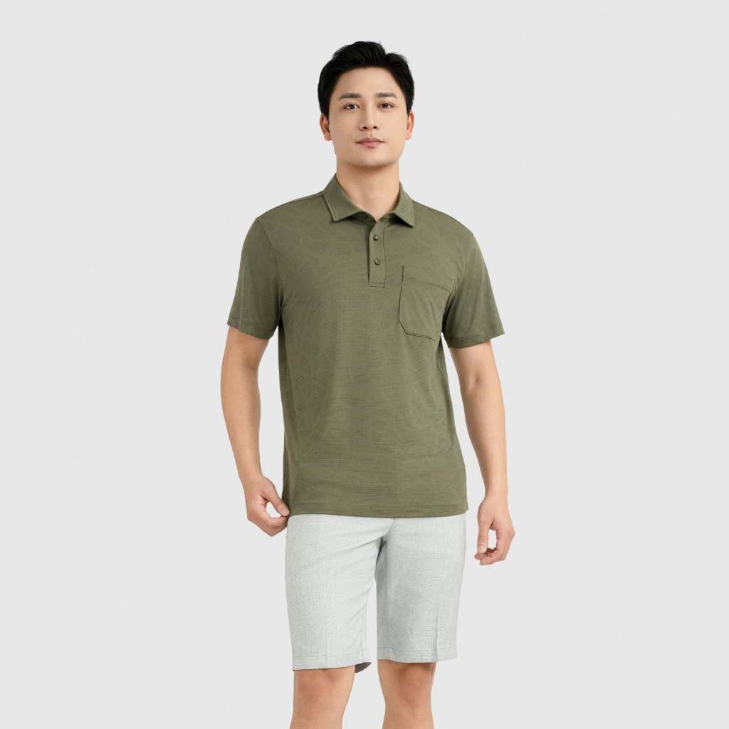 Áo Polo nam Insidemen Regular thoáng nhẹ, co giãn, mềm mịn, ít bai giãn IPS239AS0