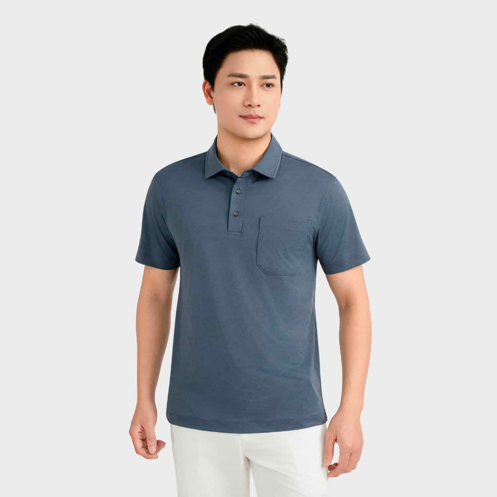 Áo Polo nam Insidemen Regular thoáng nhẹ, co giãn, mềm mịn, ít bai giãn IPS239AS0