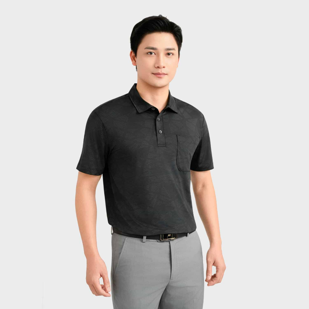 Áo Polo nam Insidemen Regular thoáng nhẹ, co giãn, mềm mịn, ít bai giãn IPS239AS0