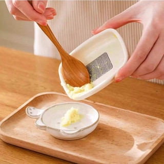 Khay mài gừng, tỏi, củ quả thủ công -TotoMoo.homedecor