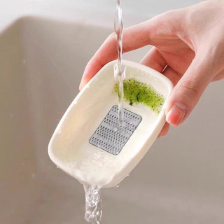 Khay mài gừng, tỏi, củ quả thủ công -TotoMoo.homedecor
