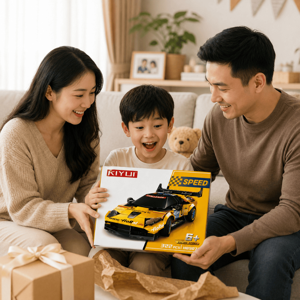 Đồ Chơi Lắp Ráp Xe Đua 322 Mảnh Xe Thể Thao Racing Sport Đồ Chơi STEM Quà Tặng Cho Bé