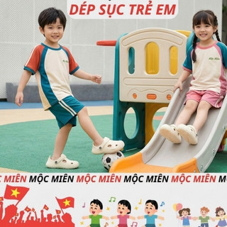 Dép Sục DH536-1 Trẻ Em Bé Trai Bé Gái Có SIZE 20-35 Chất Liệu Nhựa EVA Siêu Nhẹ Mềm Mại Thoáng Khí Chống Trơn Trượt ...