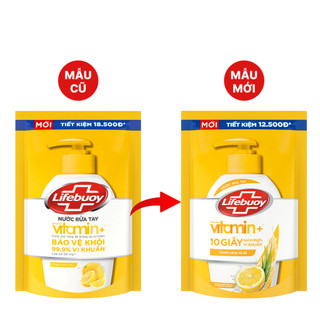 Nước rửa tay sạch khuẩn Lifebuoy Túi 400G