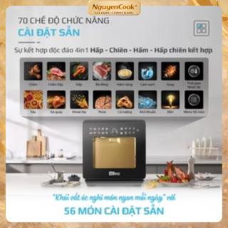 [TẶNG QUÀ]Nồi Chiên Hấp Đa Năng OLIVO SF1600 -Bản Đặc Biệt, Màn OLED hiện đại, 16L-70 chế độ cài sẵn