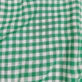 Vải Linen Bột Xanh Hoạ Tiết Caro Nhí Mềm Rũ Khổ 1m40