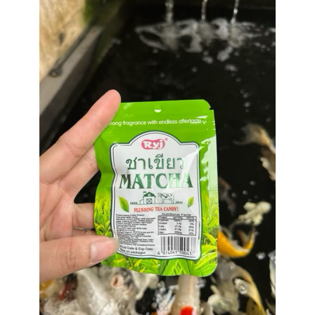 30 Gói Kẹo C Match Hình Xương Chó Kẹo Matcha Xương Chó Tuổi Thơ