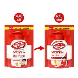 Nước rửa tay sạch khuẩn Lifebuoy Túi 400G