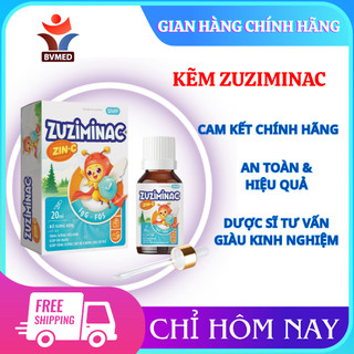 Zuziminac kẽm nhỏ giọt dành cho bé yêu