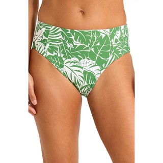 Lẻ quần bơi, quần bikini đi biển nữ hạo tiết lá xanh nhiệt đới hàng xuất dư xịn