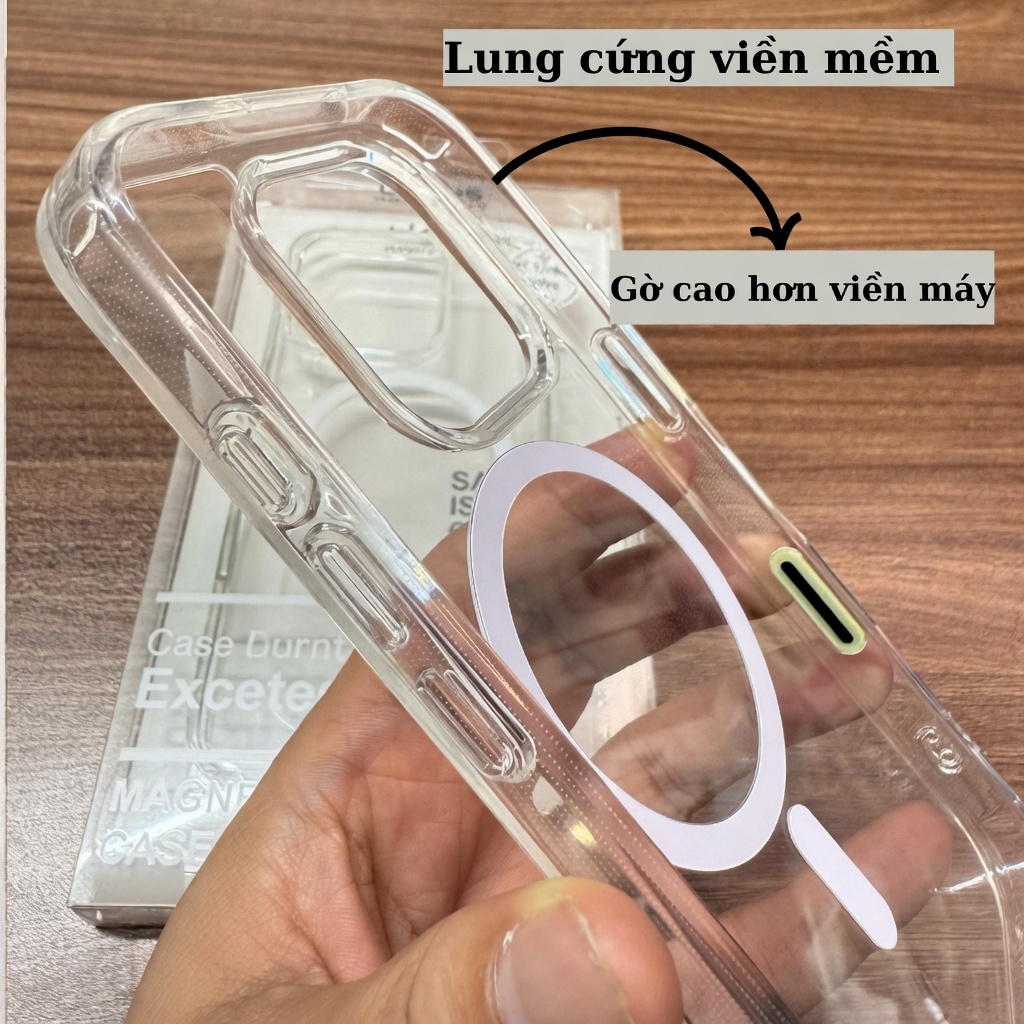 [Chính Hãng] Ốp Lưng Likgus Ai LinMag iPhone 16/17 Pro Max - Trong Suốt Chống Ố Vàng, Nút Camera Control, Magnetic