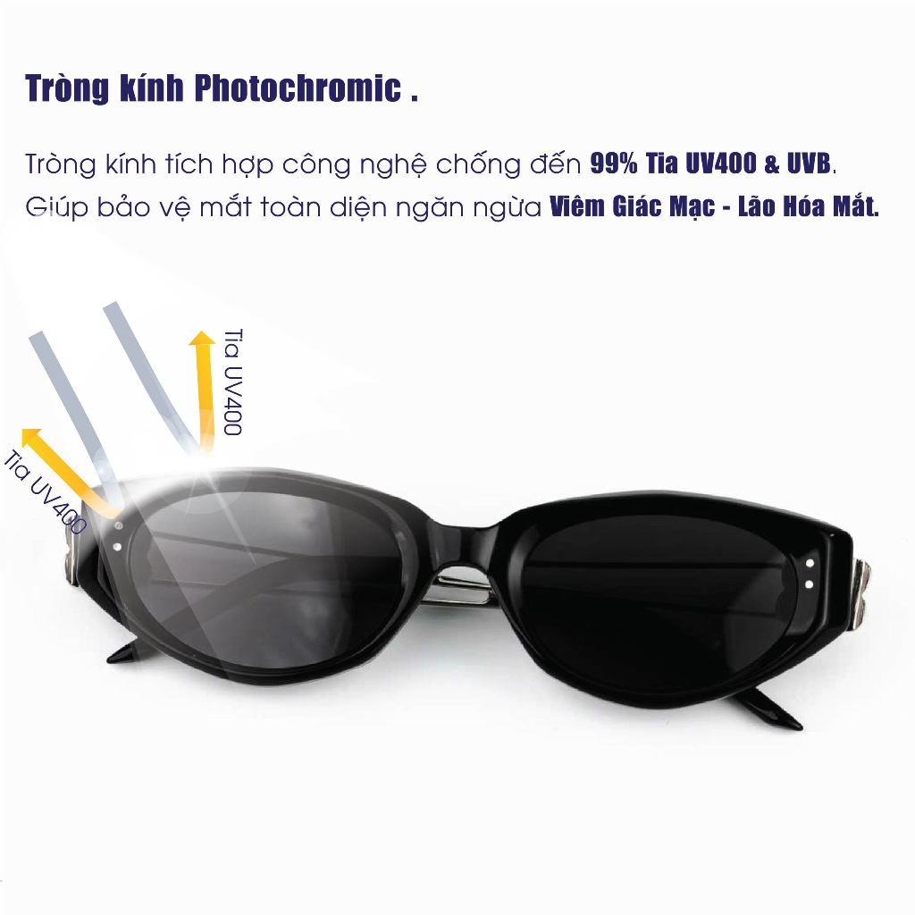 Kính Râm Mắt Mèo Chống Tia UV SUNNY MẮT KÍNH Phụ Kiện Thời Trang Chống Nắng Bảo Vệ Mắt Toàn Diện Đi Chơi Đi Học