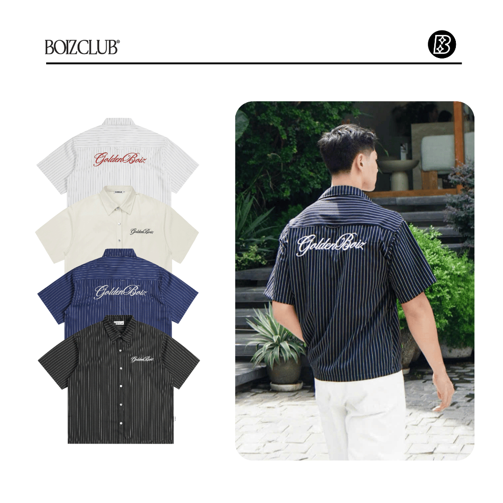 Áo Sơ Mi Boxy GBZ BOIZCLUB Unisex Nam Nữ Local Brand SM28GBZ