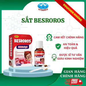Besroros bổ sung sắt cho trẻ