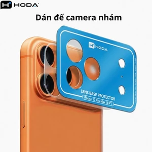 Miếng Dán Bảo Vệ Đế Camera Hoda Nhám PET 0.25mm Cho IP 17 Pro / 17 ProMax - Chống Trầy Xước,Bền Bỉ, Tối Ưu